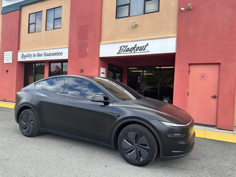 Tesla Model Y tint and PPF combo