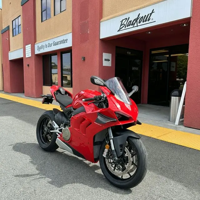 Motorcycle Ceramic Coating service at Blackout Window Tinting Gilroy