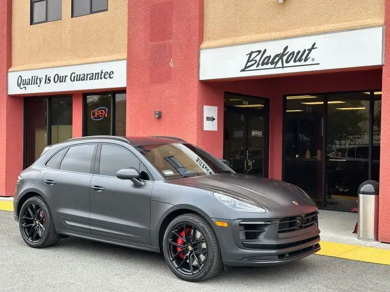 Porsche Macan matte PPF for Silicon Valley driver
