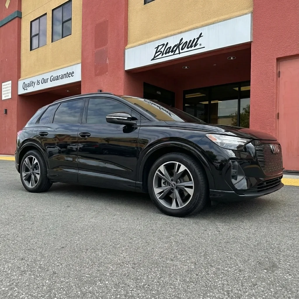 Audi Q4 e-tron protection at Blackout Window Tinting