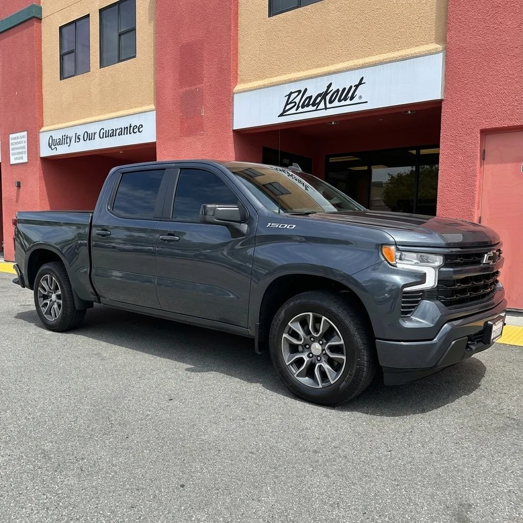 Chevrolet Silverado protection at Blackout Window Tinting