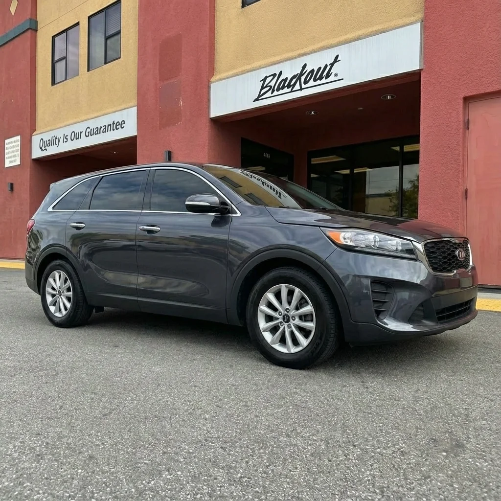 Kia Sorento protection at Blackout Window Tinting